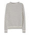 Cardigan de mujer rayado beige COQUILLE/azul SMOKING