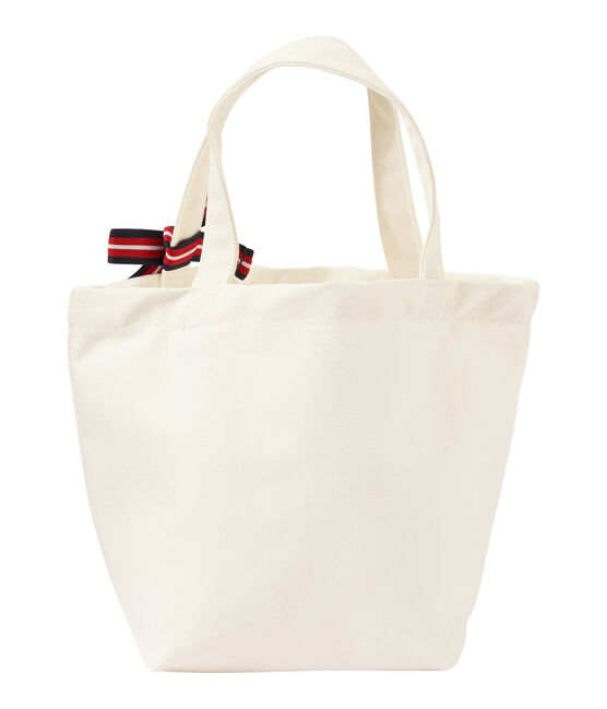 Bolsa de tela para niña blanco MARSHMALLOW
