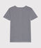 Camiseta La Icónica de algodón a rayas con cuello de pico para mujer azul SMOKING/blanco MARSHMALLOW