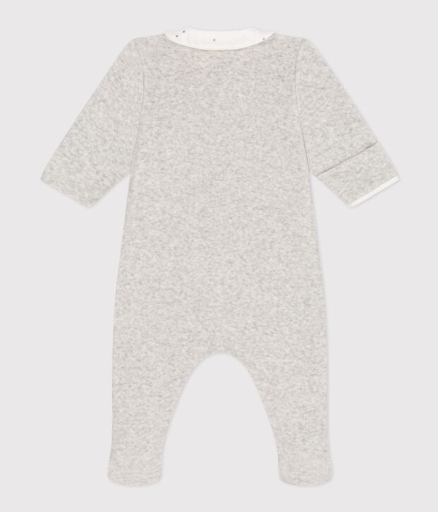 Pijama de terciopelo para beb&eacute; BELUGA CHINE