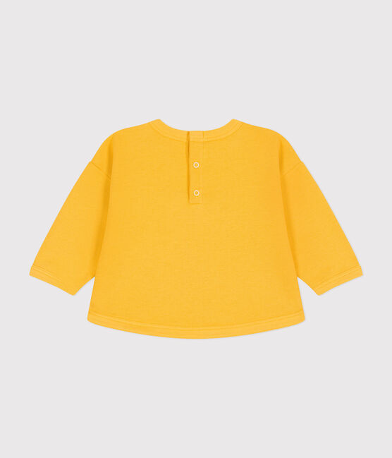 Sudadera de felpa para bebé amarillo DAISY