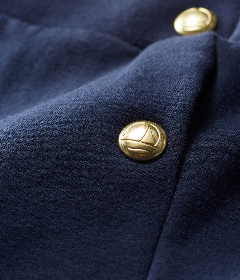 Leggings con shorts para beb&eacute; ni&ntilde;a azul/blanco