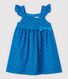 Vestido de tirantes de bordado inglés de bebé niña