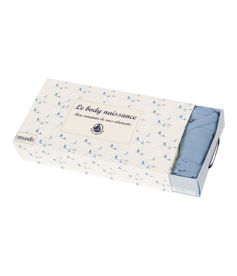 Lote de 5 bodies de nacimiento de manga larga para beb&eacute; multicolor