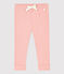Pantalón de algodón orgánico de bebé. rosa CHARME