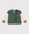 Chaqueta teddy de felpa para bebé verde CROCO/ AVALANCHE