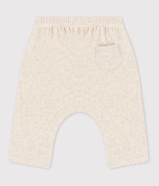 Pantalón de terciopelo de algodón de bebé beige MONTELIMAR CHINE