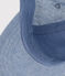 Gorra vaquera Petit Bateau Family para bebé azul DENIM CLAIR
