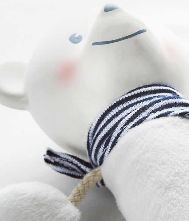 Doudou oso blanco