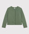 Cárdigan de túbico acolchado para mujer verde CROCO