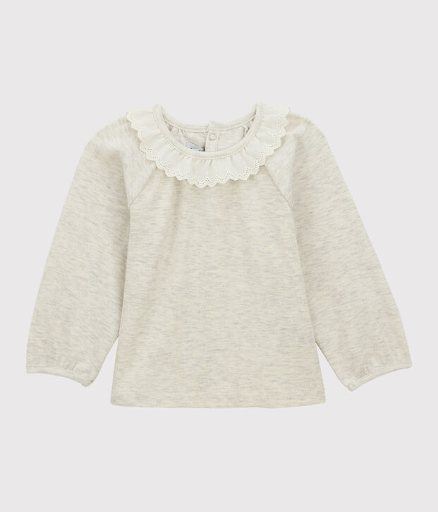 Blusa de algod&oacute;n de beb&eacute;. MONTELIMAR CHINE