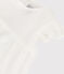 Vestido sin mangas de bebé de popelina blanco ECUME