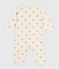 Pijama sin pies de algodón con estampado de corazones dorados para bebé MILK/ DORE