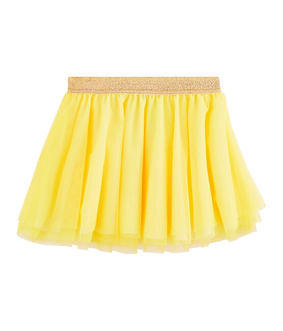 Falda de niña amarillo EBLOUIS