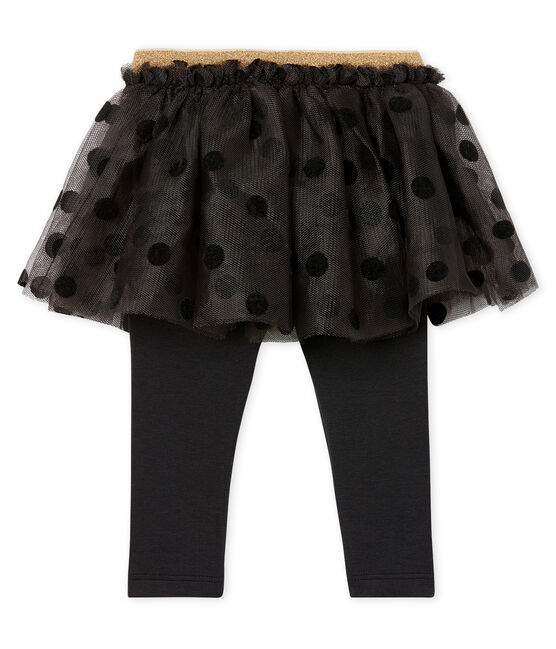 Falda con leggings para bebé niña gris CAPECOD