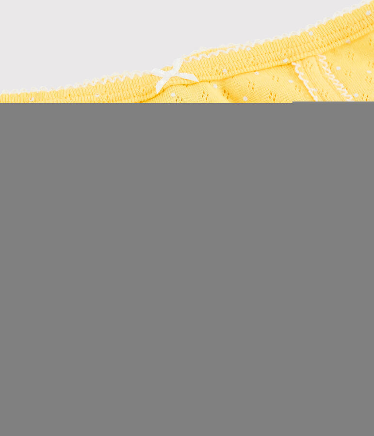 Lote de 3 braguitas de cintura alta con calado para ni&ntilde;a variante 1