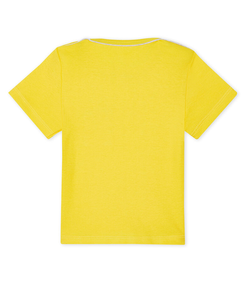 Tee shirt manches courtes b&eacute;b&eacute; gar&ccedil;on amarillo