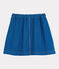 Falda de sarga de niña azul MAJOR
