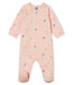 Pijama de muletón para bebé niña