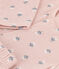 Conjunto de túbico estampado para bebé rosa SALINE/blanco MULTICO