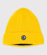 Gorro infantil de punto tricotado con forro polar