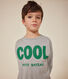 Camiseta de punto fino de manga larga para niño