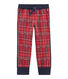 Pantalón de malla escocesa para niño