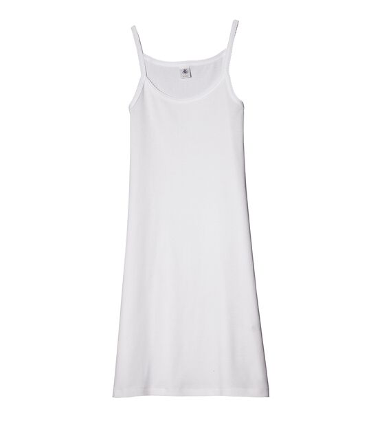 Vestido de tirantes para mujer blanco Ecume