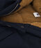 Gabardina con forro de sherpa de mujer azul SMOKING