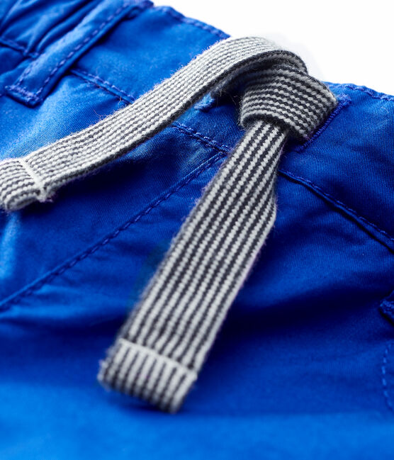 Pantalón de sarga irresistible de bebé niño azul SURF