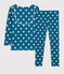 Pijama snugfit con estampado gráfico de niño/niña de algodón orgánico MALLARD/ ECUME
