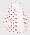Albornoz de rizo con corazón para niño/niña blanco MARSHMALLOW/rojo TERKUIT