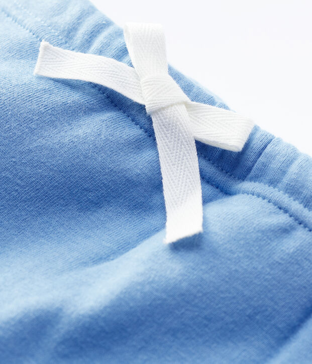 Pantal&oacute;n de beb&eacute; de algod&oacute;n org&aacute;nico azul