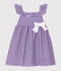 Vestido milrayas para bebé niña