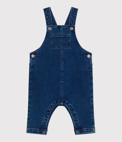 Peto largo de tejido denim con elastano para beb&eacute;