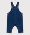 Peto largo de tejido denim con elastano para bebé azul DENIM MOYEN