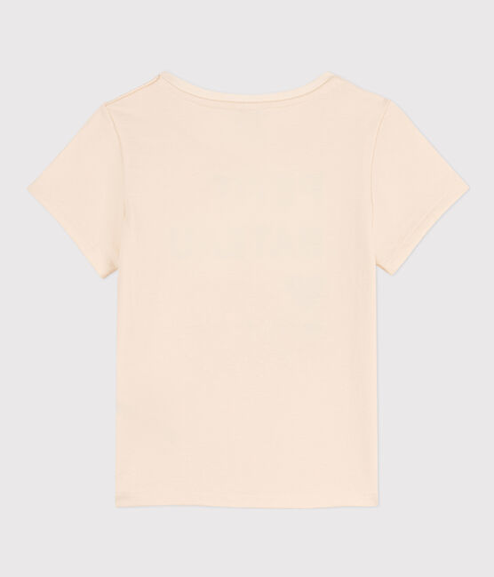 Camiseta estampada de manga corta para niña azul AVALANCHE/blanco PERSE