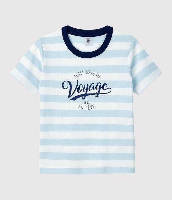 Camiseta de manga corta de algodón de niño PLEINAIR/ MARSHMALLOW