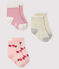 Juego de 3 pares de calcetines para bebé variante 2