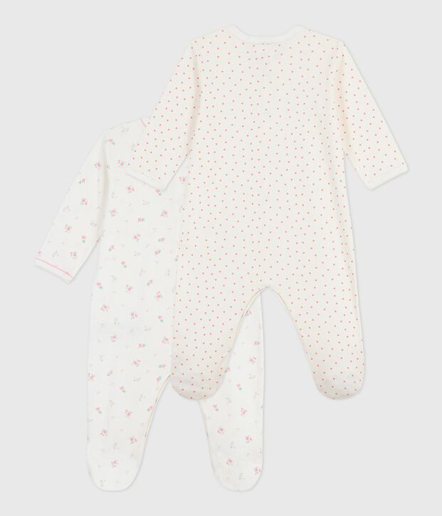 Juego de pijamas de algod&oacute;n estampado para beb&eacute; multicolor