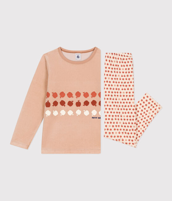 Pijama infantil de terciopelo VINTAGE/ MULTICO