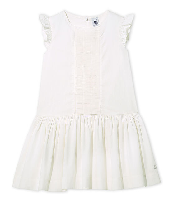 Robe de cérémonie fille blanco Lait