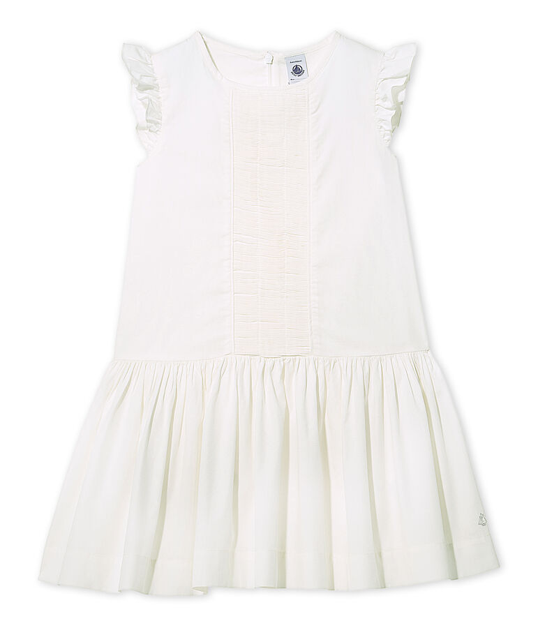 Robe de c&eacute;r&eacute;monie fille blanco Lait