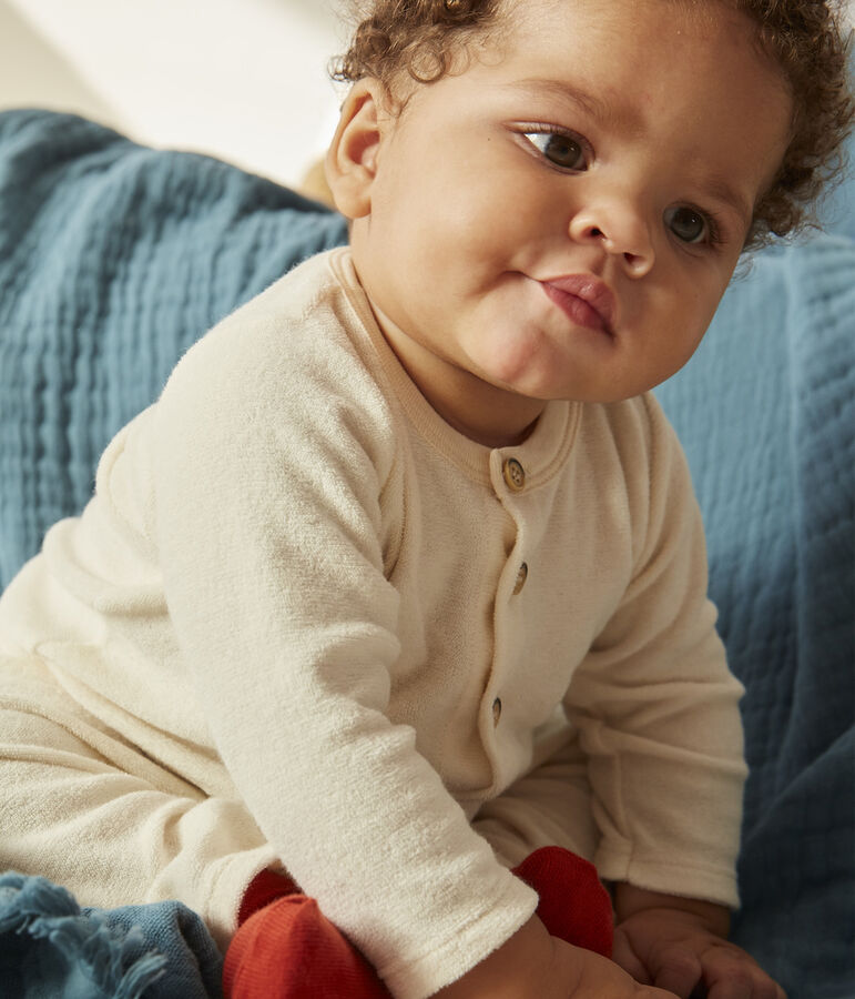 Conjunto de rizo para beb&eacute; crudo