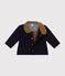 Chaqueta de paño de lana para bebé azul SMOKING