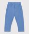 Pantal&oacute;n de jogging liso de algod&oacute;n para beb&eacute; azul