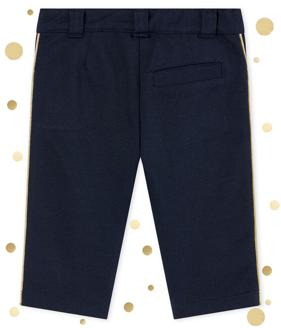 Pantalón para bebé niño en maya azul SMOKING