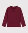 Camiseta infantil lisa con cuello de manga larga TRUFFE