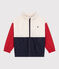 Cortavientos infantil con capucha plegable blanco AVALANCHE/ MULTICO