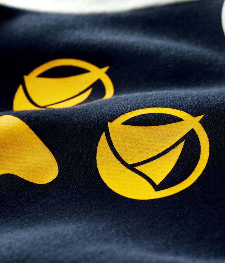 Buzo largo con para beb&eacute; ni&ntilde;o azul/gris